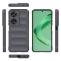 For Huawei nova 11 SE Magic Shield TPU + Flannel Phone Case(Dark Grey)