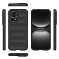 For Huawei nova 12 5G Magic Shield TPU + Flannel Phone Case(Black)