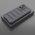 For Huawei nova 12 5G Magic Shield TPU + Flannel Phone Case(Dark Grey)