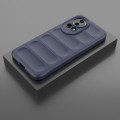 For Huawei nova 12 5G Magic Shield TPU + Flannel Phone Case(Dark Blue)
