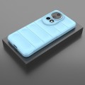 For Huawei nova 12 Ultra / 12 Pro Magic Shield TPU + Flannel Phone Case(Light Blue)