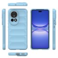 For Huawei nova 12 Ultra / 12 Pro Magic Shield TPU + Flannel Phone Case(Light Blue)