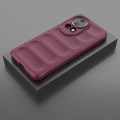 For Huawei nova 12 Ultra / 12 Pro Magic Shield TPU + Flannel Phone Case(Wine Red)