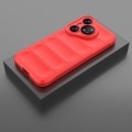 For Huawei Pura 70 Magic Shield TPU + Flannel Phone Case(Red)