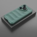 For Huawei Pura 70 Magic Shield TPU + Flannel Phone Case(Dark Green)