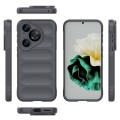 For Huawei Pura 70 Magic Shield TPU + Flannel Phone Case(Dark Grey)