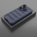 For Huawei Pura 70 Magic Shield TPU + Flannel Phone Case(Dark Blue)