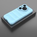 For Huawei Pura 70 Pro / 70 Pro+ Magic Shield TPU + Flannel Phone Case(Light Blue)