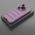 For Huawei Pura 70 Pro / 70 Pro+ Magic Shield TPU + Flannel Phone Case(Purple)