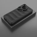 For Huawei Pura 70 Ultra Magic Shield TPU + Flannel Phone Case(Black)
