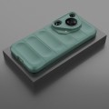 For Huawei Pura 70 Ultra Magic Shield TPU + Flannel Phone Case(Dark Green)