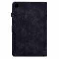 For Samsung Galaxy Tab S6 Lite P610 Rhombus TPU Smart Leather Tablet Case(Black)