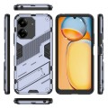 For Xiaomi Redmi 13C 5G / 4G Global Punk Armor 2 in 1 PC + TPU Phone Case with Holder(Grey)