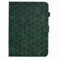 For Amazon Fire HD 8 2022/2020 Rhombus TPU Smart Leather Tablet Case(Green)