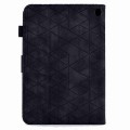 For Amazon Fire HD 8 2022/2020 Rhombus TPU Smart Leather Tablet Case(Black)
