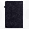 For Amazon Fire HD 10 2021 Rhombus TPU Smart Leather Tablet Case(Black)