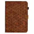 For Amazon Kindle 11th 2022 Rhombus TPU Smart Leather Tablet Case(Brown)