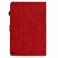 For Amazon Fire Max 11 2023 Rhombus TPU Smart Leather Tablet Case(Red)