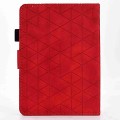 For Amazon Kindle Paperwhite 2021 Rhombus TPU Smart Leather Tablet Case(Red)
