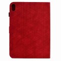 For iPad 10th Gen 10.9 2022 Rhombus TPU Smart Leather Tablet Case(Red)