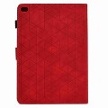 For iPad Air / Air 2 / 9.7 2017 / 2018 Rhombus TPU Smart Leather Tablet Case(Red)