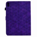 For iPad mini 6 Rhombus TPU Smart Leather Tablet Case(Purple)