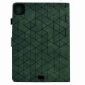 For iPad Pro 11 2020&2018 / Air 10.9 Rhombus TPU Smart Leather Tablet Case(Green)