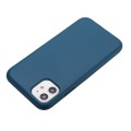 For iPhone 12 Wheat MagSafe Magnetic Straw Material + TPU Phone Case(Blue)