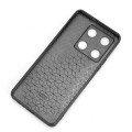 For Infinix Note 30 Pro 4G Cow Pattern Sewing Back Cover Phone Case(Black)