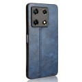 For Infinix Note 30 Pro 4G Cow Pattern Sewing Back Cover Phone Case(Blue)