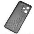 For Infinix Hot 30 4G X6831 Cow Pattern Sewing Back Cover Phone Case(Black)