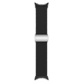 For Google Pixel Watch / Watch 2 Nylon Loop Magnetic Buckle Watch Band(Black)