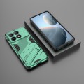 For Xiaomi Redmi K70E 5G Punk Armor 2 in 1 PC + TPU Phone Case with Holder(Green)