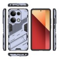 For Xiaomi Redmi Note 13 Pro 4G Global Punk Armor 2 in 1 PC + TPU Phone Case with Holder(Grey)