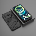 For Xiaomi Redmi A3 4G Global Punk Armor 2 in 1 PC + TPU Phone Case with Holder(Black)