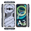 For Xiaomi Redmi A3 4G Global Punk Armor 2 in 1 PC + TPU Phone Case with Holder(Grey)
