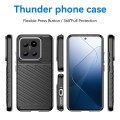 For Xiaomi 14 Thunderbolt Shockproof Soft TPU Phone Case(Black)