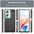 For OPPO A79 5G Carbon Fiber Brushed Texture TPU Phone Case(Black)