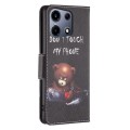 For Infinix Note 30 VIP Colored Drawing Pattern Leather Phone Case(Bear)