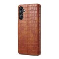 For Samsung Galaxy A24 5G Denior Crocodile Texture Oil Edge Leather Phone Case(Brown)