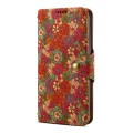 For Samsung Galaxy S23 FE Denior Flower Language Series Cork Fabric Oil Edge Leather Phone Case(Summ