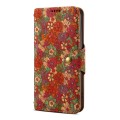 For Samsung Galaxy A23 5G Denior Flower Language Series Cork Fabric Oil Edge Leather Phone Case(Summ