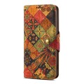For Samsung Galaxy A24 5G Denior Flower Language Series Cork Fabric Oil Edge Leather Phone Case(Autu
