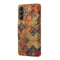For Samsung Galaxy A54 5G Denior Flower Language Series Cork Fabric Oil Edge Leather Phone Case(Autu