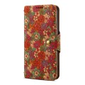 For Samsung Galaxy S24 5G Denior Flower Language Series Cork Fabric Oil Edge Leather Phone Case(Summ