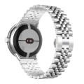 For Google Pixel Watch 2 / Pixel Watch Seven Beads Stainless Steel Metal Watch Band(Silver)