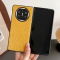 For Huawei Mate X5 Hinge Plush PC Phone Case(Yellow)