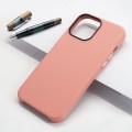 For iPhone 15 Pro Max Lamb Grain PU Back Cover Phone Case(Pink)