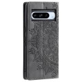 For Google Pixel 8 Pro Totem Embossed Magnetic Leather Phone Case(Grey)