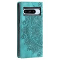 For Google Pixel 8 Pro Totem Embossed Magnetic Leather Phone Case(Green)